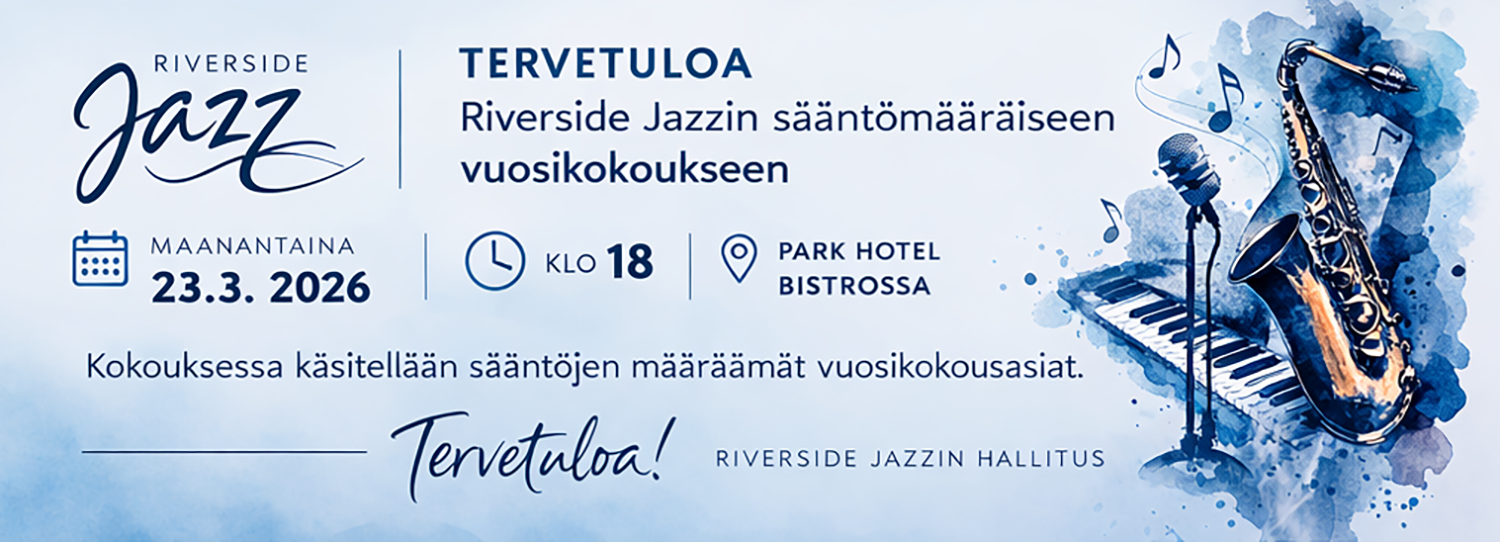 Riverside Jazzin vuosikokous 2026